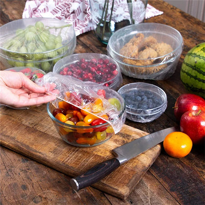 100PCS Disposable Elastic Food Cover Wraps