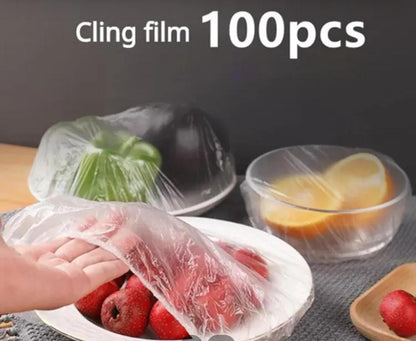 100PCS Disposable Elastic Food Cover Wraps
