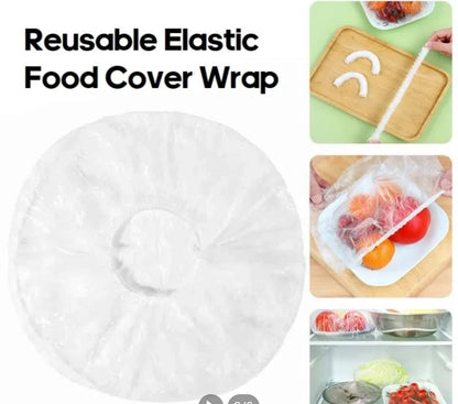100PCS Disposable Elastic Food Cover Wraps