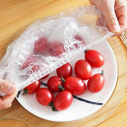 100PCS Disposable Elastic Food Cover Wraps