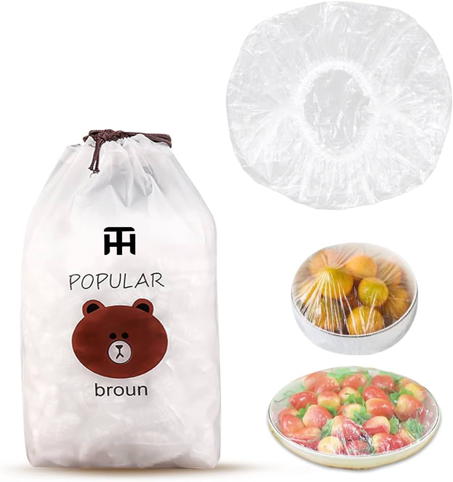 100PCS Disposable Elastic Food Cover Wraps
