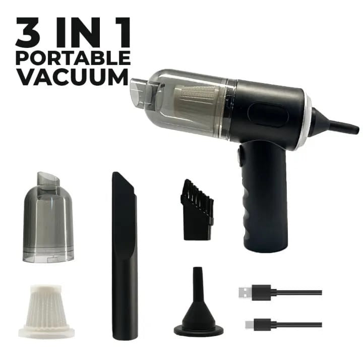 3 In 1 Portable Vacuum Cleaner For Car Home