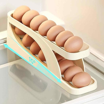 15 Grid Rolling Egg Organizer
