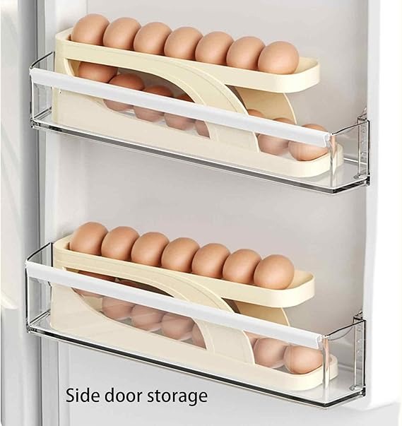 15 Grid Rolling Egg Organizer