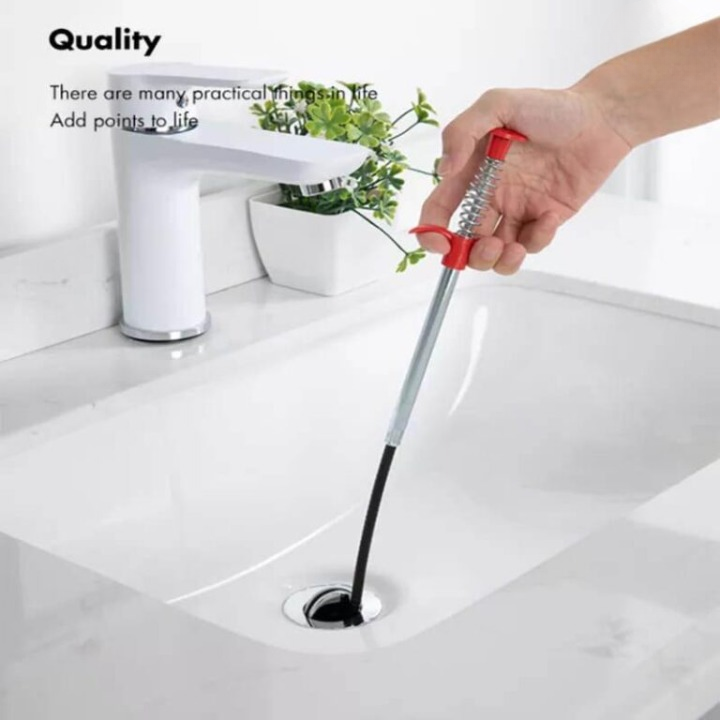 Flexible Drain Clog Remover Grabber Tool