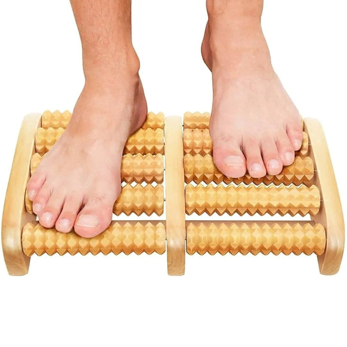 Traditional Wooden Foot Massager Roller