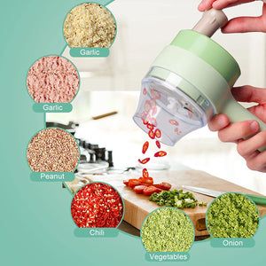 Electric Handheld Vegetable Cutter
