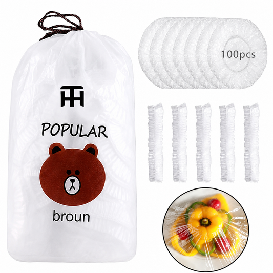 100PCS Disposable Food Cover Wraps