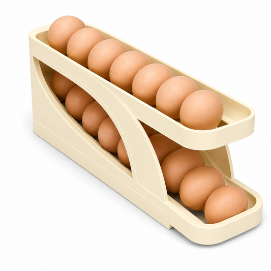 15 Grid Rolling Egg Storage Organizer