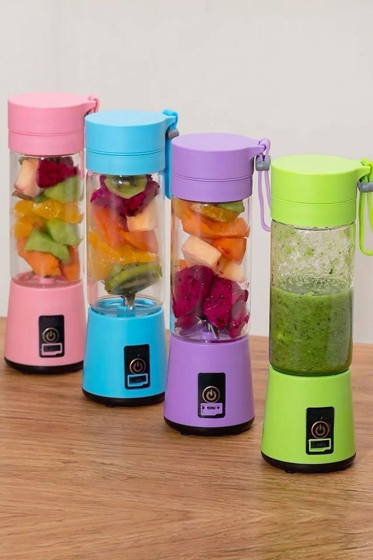 Portable Rechargeable Smoothie Blender Bottle