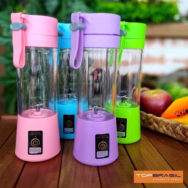 Portable Rechargeable Smoothie Blender Bottle