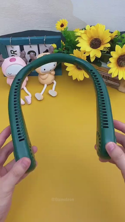 USB Rechargeable Portable Neck Fan
